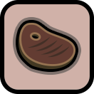 Cooked steak
